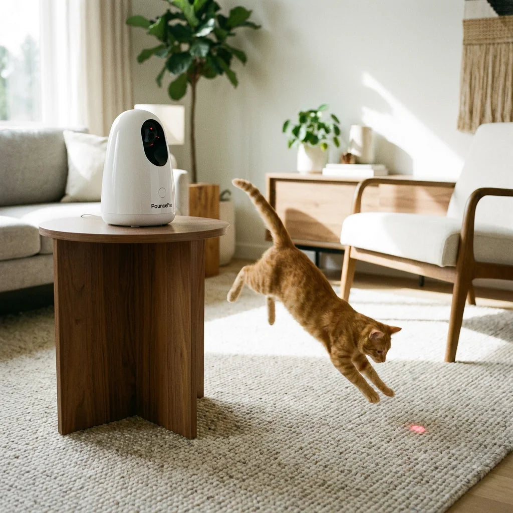Automatic Interactive Laser Cat Toy - Smart 360 Degree Random Rotation Toy