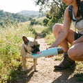 2-in-1 Pet Travel Water Bottle & Food Container - Leak Proof